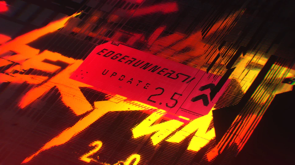 Логотип обновления 2.5 к выходу Edgerunners 2